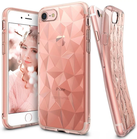 Ringke Air Prism iPhone SE 2022 / 2020 / 8 / 7 hoesje Rose