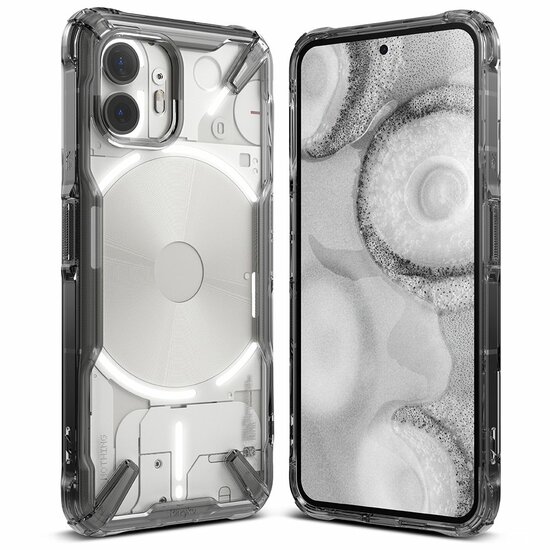 Ringke Fusion X Nothing Phone 2 hoesje smoke 