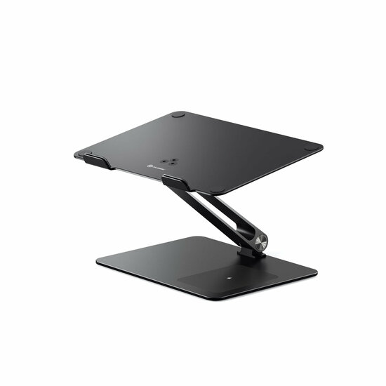 Alogic Elite Power laptop stand met draadloze oplader