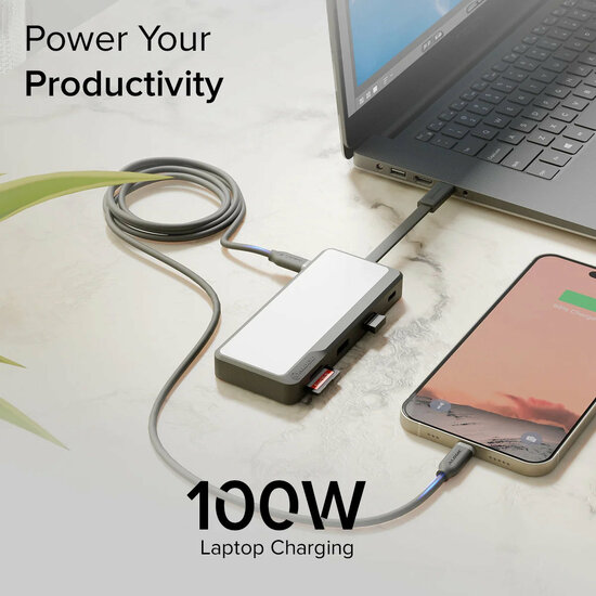Alogic Fusion Pro Tour USB-C 8-in-1 compact dock