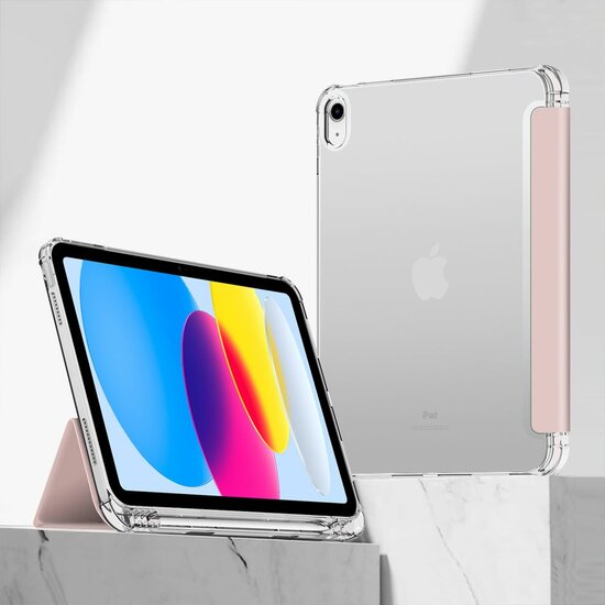 TechProtection Pencil Hybrid iPad 11 inch / iPad&nbsp;10,9 inch hoesje roze