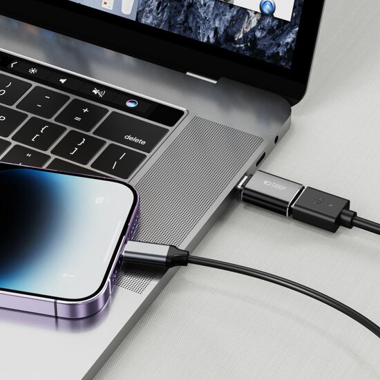 TechProtection Boost Lightning naar USB-A adapter