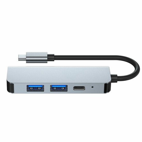 hubie twee USB-C hub met HDMI poort