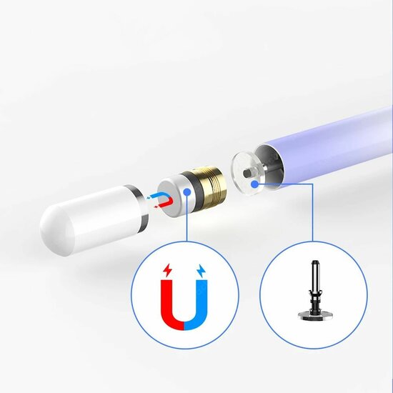 TechProtection Stylus Pen voor iPad en tablet ombre violet