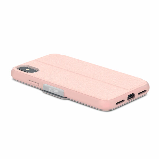 Moshi SenseCover iPhone X hoesje Roze