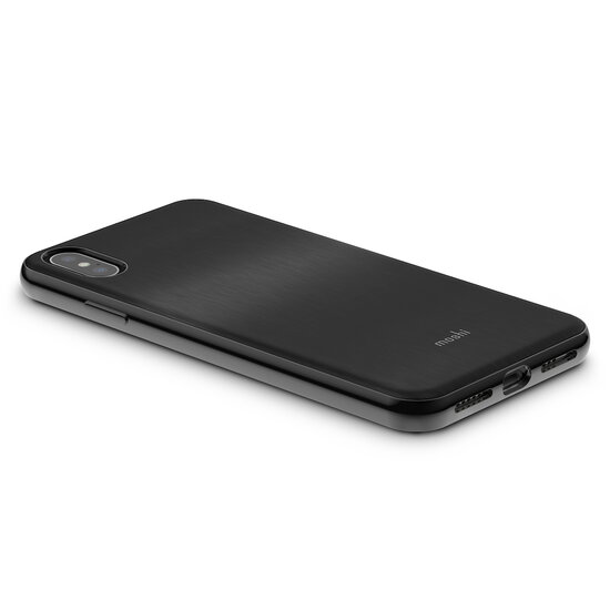 Moshi iGlaze iPhone Xs Max hoesje Zwart