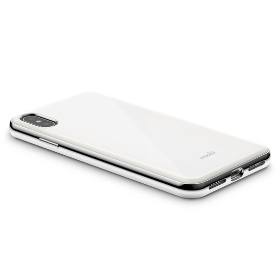 Moshi iGlaze iPhone Xs Max hoesje Wit