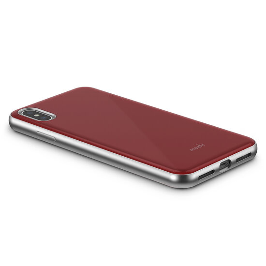 Moshi iGlaze iPhone Xs Max hoesje Rood