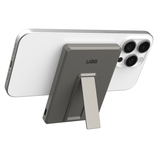 UAG Rugged MagSafe 5000 mAh powerbank met stand titanium