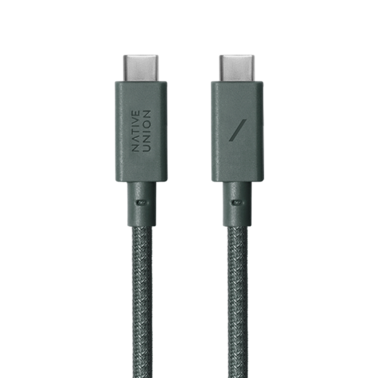 Native Union Anchor 240 watt USB-C naar USB-C 3 meter kabel groen
