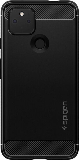Spigen Rugged Armor Pixel 4A 5G hoesje Zwart