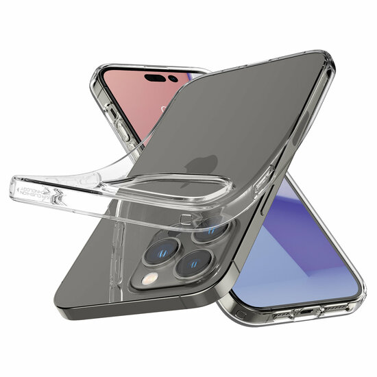 Spigen Crystal Flex iPhone 14 Pro Max hoesje transparant