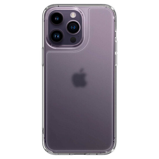 Spigen Quartz Hybrid iPhone 14 Pro Max hoesje mat transparant