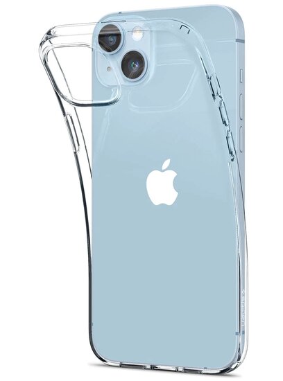 Spigen Liquid Crystal iPhone 14 hoesje transparant