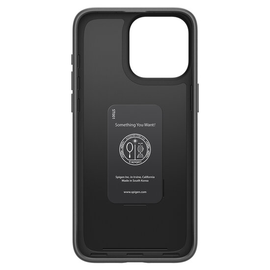 Spigen Thin Fit iPhone 15 Pro Max hoesje zwart