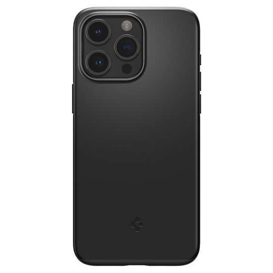 Spigen Thin Fit iPhone 15 Pro Max hoesje zwart