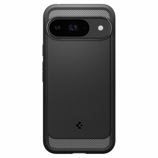 Spigen Rugged Armor Pixel 9 / 9 Pro hoesje zwart