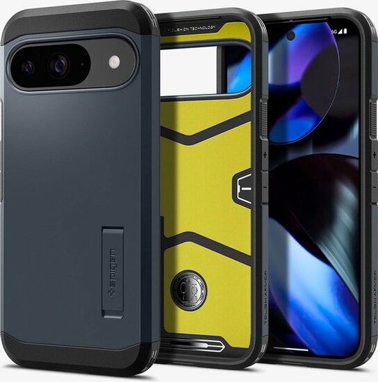 Spigen Tough Armor Pixel 9 / 9 Pro hoesje slate