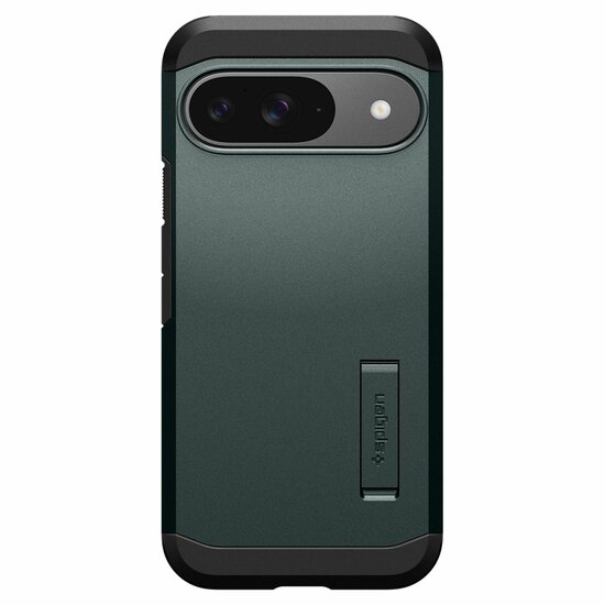 Spigen Tough Armor Pixel 9 / 9 Pro hoesje groen