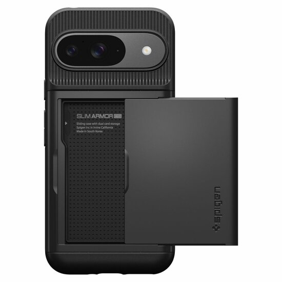 Spigen Slim Armor CS Pixel 9 / 9 Pro hoesje zwart