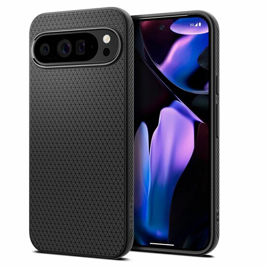 Spigen Liquid Air Pixel 9 Pro XL hoesje zwart