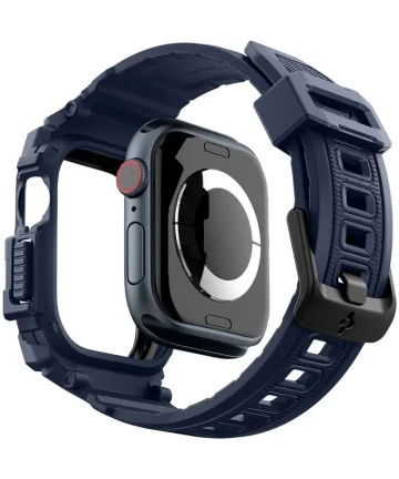 Spigen Rugged Armor Pro Apple Watch 10 42 mm hoesje navy