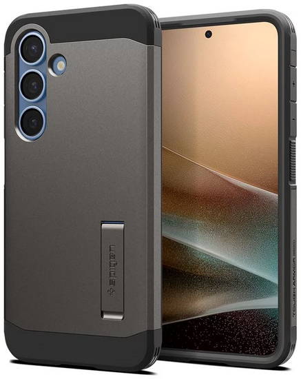Spigen Tough Armor MagSafe Galaxy S25&nbsp;hoesje grijs