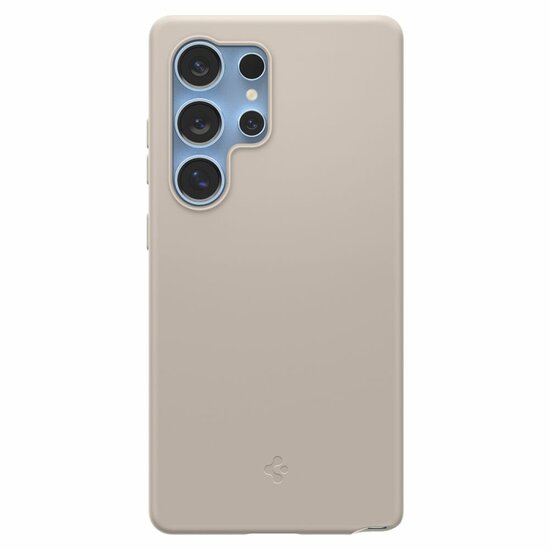 Spigen Silicone Fit MagSafe Galaxy S25 Ultra hoesje titanium