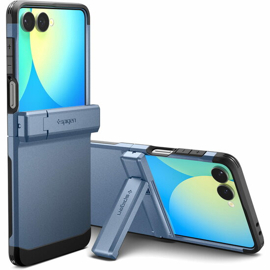 Spigen Tough Armor Pro Mag MagSafe Galaxy Z Flip 7 hoesje blauw