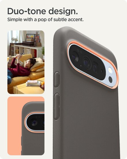 Spigen Nano Pop Google Pixel 10 / Google Pixel 10 Pro hoesje grijs