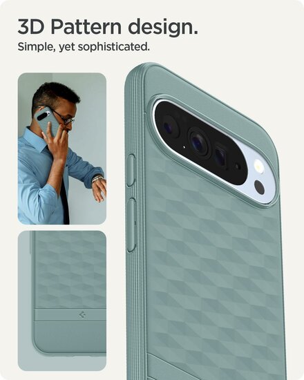 Spigen Parallax Google Pixel 10 Pro XL hoesje groen