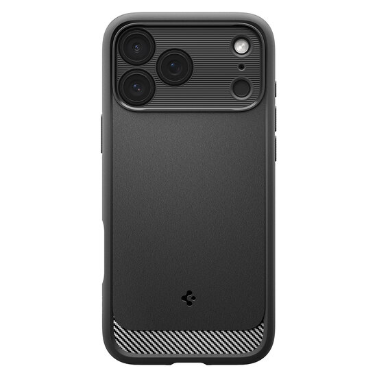 Spigen Rugged Armor MagSafe iPhone 17 Pro hoesje zwart