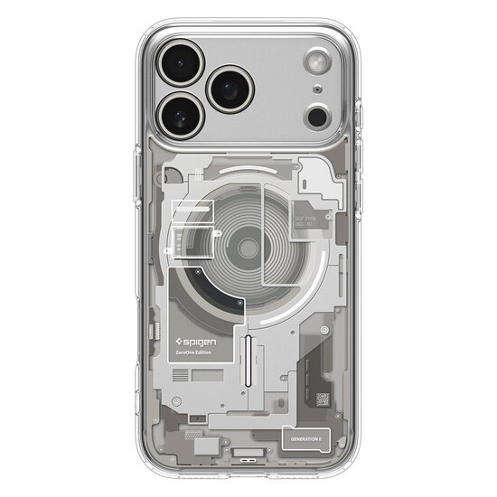 Spigen Ultra Hybrid Zero One MagSafe iPhone 17 Pro Max hoesje titanium