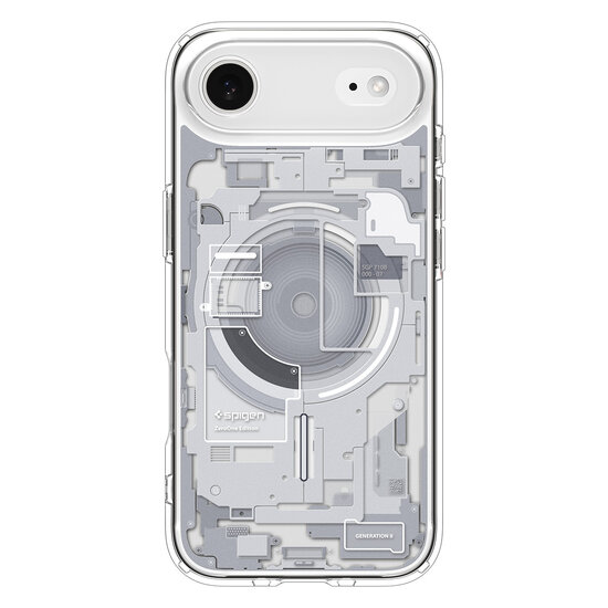 Spigen Ultra Hybrid MagSafe iPhone 17 Air hoesje zero one wit