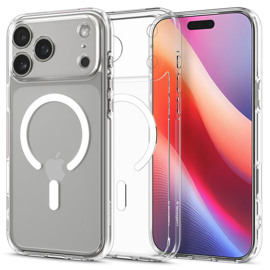 Spigen Ultra Hybrid MagSafe iPhone 17 Pro hoesje wit