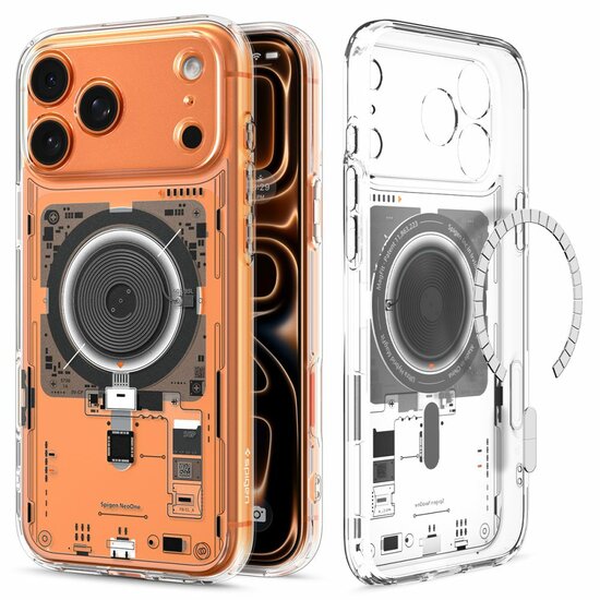 Spigen Ultra Hybrid MagSafe iPhone 17 Pro hoesje frost wit