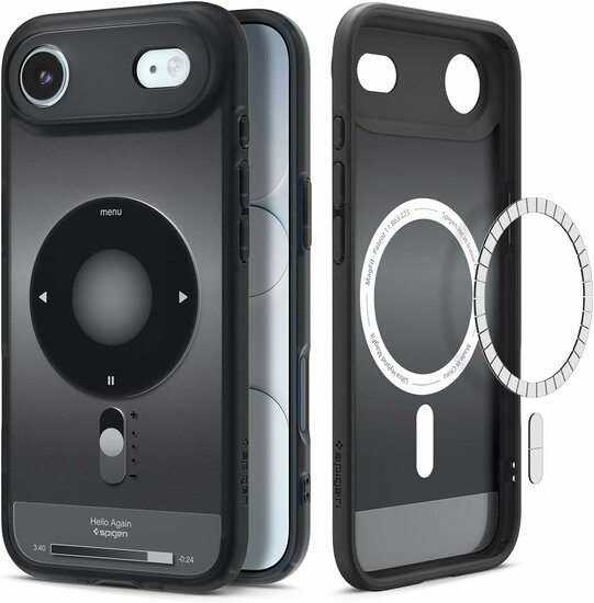 Spigen Ultra Hybrid MagSafe iPhone Air hoesje zwart