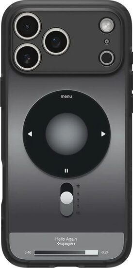 Spigen Ultra Hybrid MagSafe iPhone 17 Pro hoesje zwart