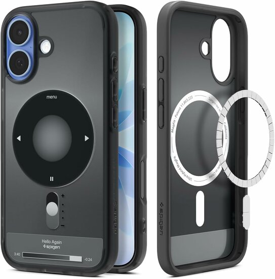 Spigen Ultra Hybrid MagSafe iPhone 17 hoesje zwart