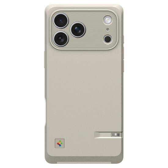 Spigen Classic LS MagSafe iPhone 17 Pro Max hoesje stone