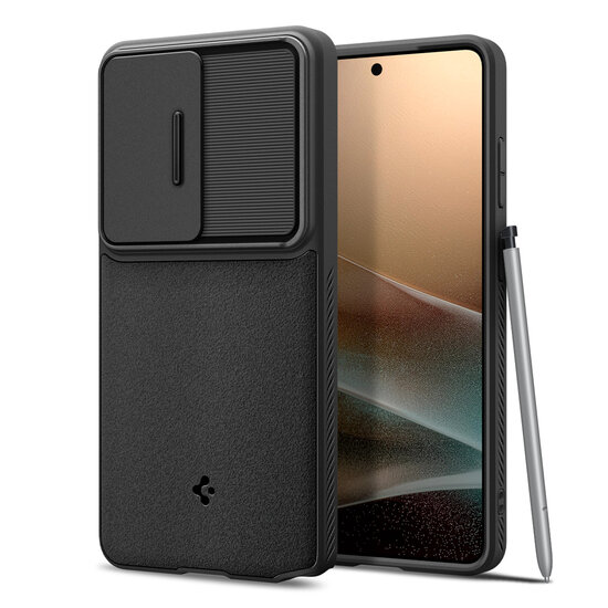 Spigen Optik Armor Galaxy S26&nbsp;Ultra hoesje zwart