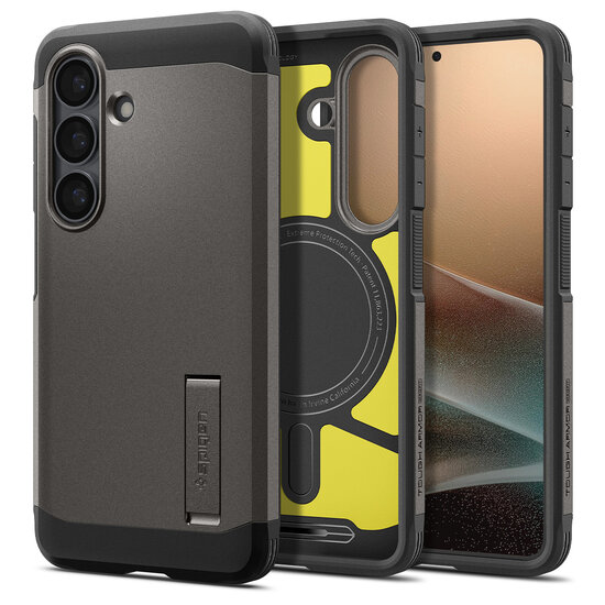 Spigen Tough Armor MagSafe Galaxy S26 hoesje zwart