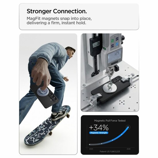 Spigen AirSkin Aramid MagSafe Galaxy S26+ Plus&nbsp;hoesje zwart