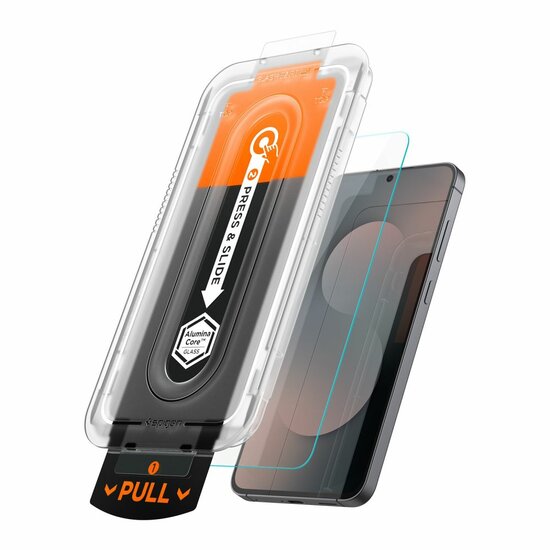 Spigen Glas.tR EZ Fit Pro Galaxy S25 FE screenprotector 2 pack
