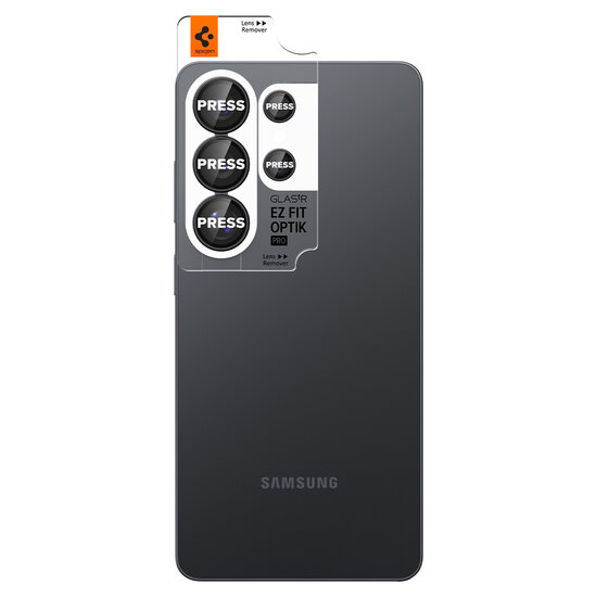 Spigen Glas.tR EZ Fit Optik Pro Galaxy S26 Ultra camera beschermer zwart 2 pack