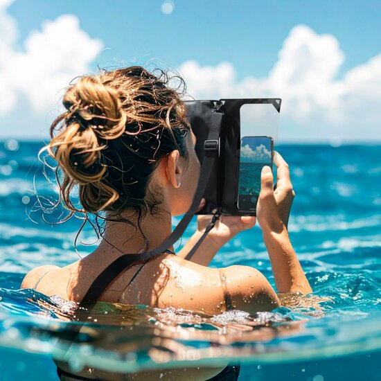 Spigen AquaShield A640 waterdicht tasje zwart