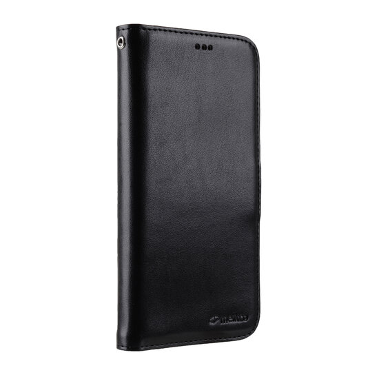 Melkco Wallet iPhone 12 mini hoesje Zwart