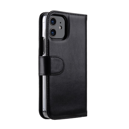 Melkco Wallet iPhone 12 mini hoesje Zwart