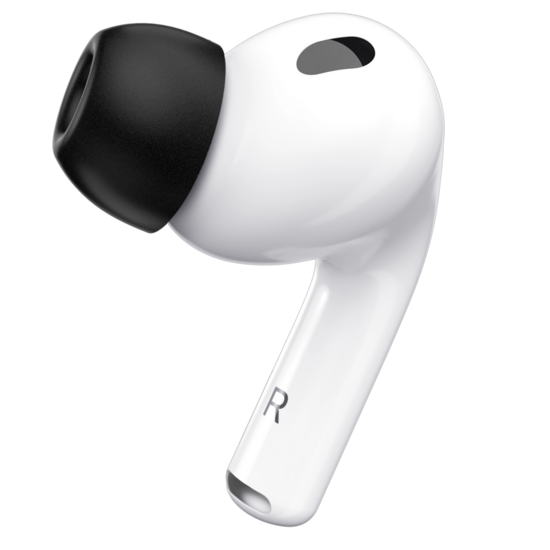 KeyBudz Memory Foam ear tips voor AirPods Pro 3 zwart