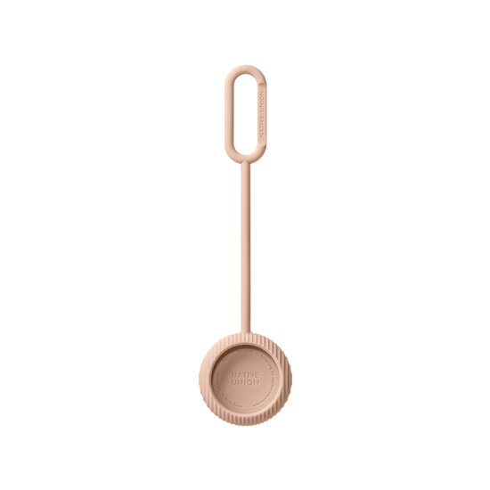 Native Union Curve AirTag loop hanger Peach